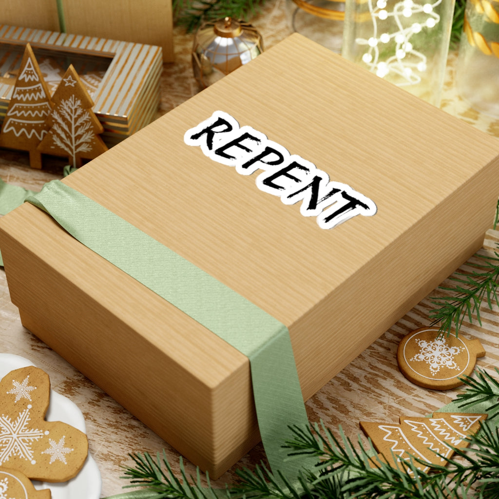 Repent Sticker