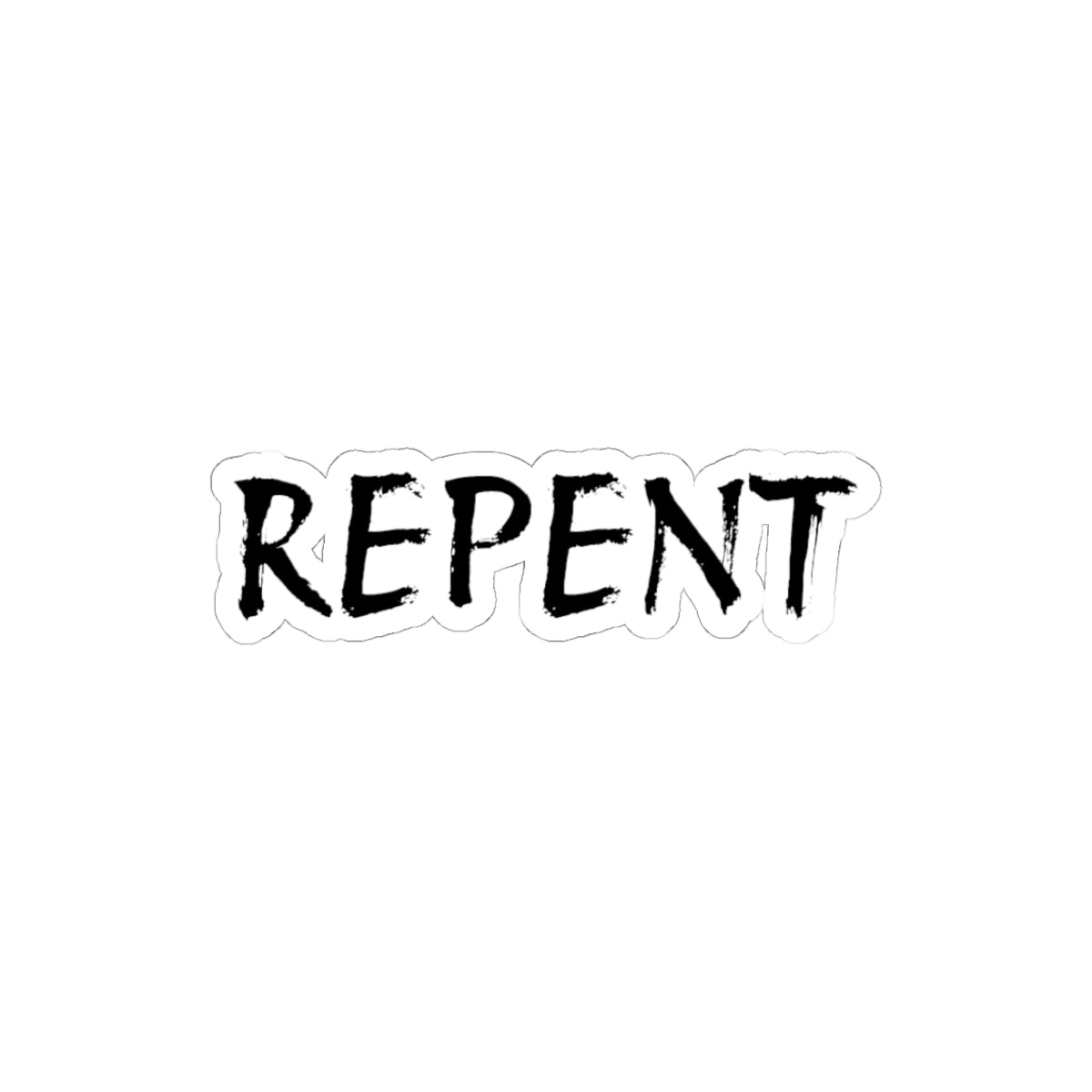 Repent Sticker